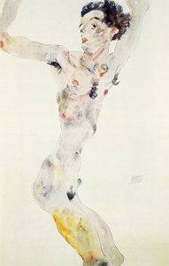 Zelfportret door Egon Schiele